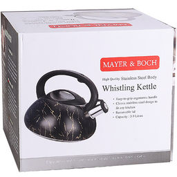 31246 Чайник 3л со свистком нерж MB (х12) - Mayer&boch фото 4