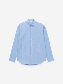 Camisa de popelina holgada