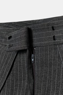 ZW COLLECTION PINSTRIPE DARTED TROUSERS - Zara фото 8