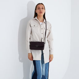 Сумка-клатч на магните, длинный ремень, цвет фиолетовый - Simaland фото 8