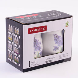 60217 Набор для специй 3пр Букет фантазий доломит LR (х72) - Mayer&boch фото 2