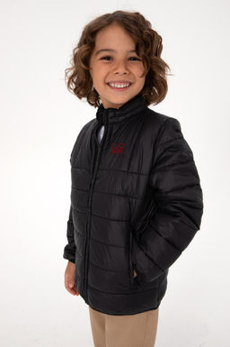 Erkek _ocuk Siyah Mont Sepette S_rpriz _ndirim