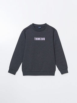 Bisiklet Yaka Erkek ?ocuk Sweatshirt