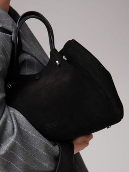 Замшевая сумка с матрешкой Vasilisa DBR 31210 черный фото 5