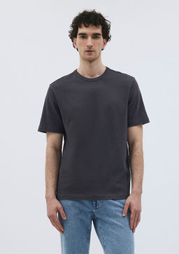 Antrasit Premium Basic Tisort