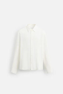 STRIPED JACQUARD SHIRT - Zara фото 6