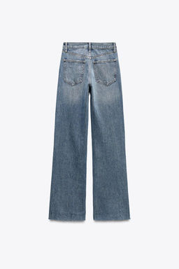 TRF HIGH-WAIST WIDE-LEG FULL-LENGTH JEANS - Zara фото 30