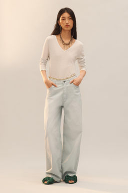 JEANS RECTOS LIMITED EDITION / Azul claro - Zara фото 2