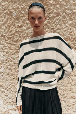 STRIPED KNIT SWEATER - Zara фото 10