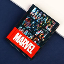 Блокнот А7 MARVEL, 64 листа, в твёрдой обложке, Мстители