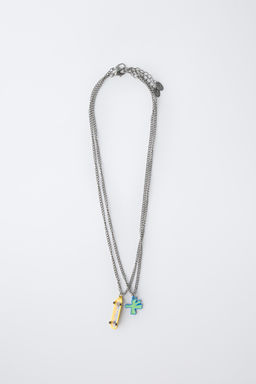 PACK OF TWO SKATE NECKLACES - Zara фото 4