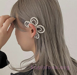 Серьга-кафф Pearl flower