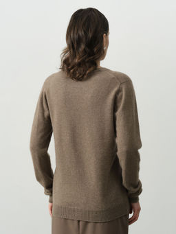 Джемпер из кашемира женский KW070523-E капучино