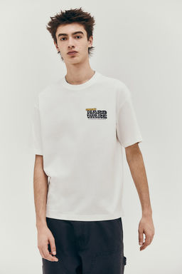 Camiseta con motivo estampado Loose Fit - H&m фото 3