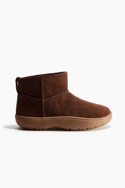 Botas de serraje afelpado con forro c?lido