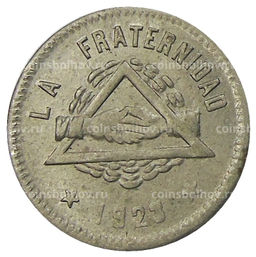 Монета 25 сентимо 1923 года Испания Барселона