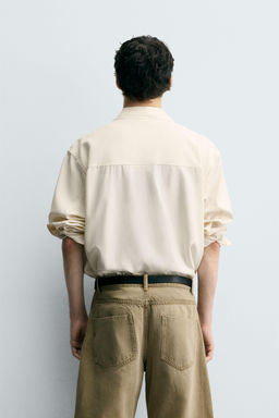 RELAXED FIT FLOWING SHIRT - Zara фото 3