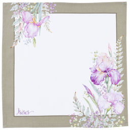 НАБОР САЛФЕТОК ИЗ 2-Х ШТ ИРИСЫ,40Х40СМ, 100