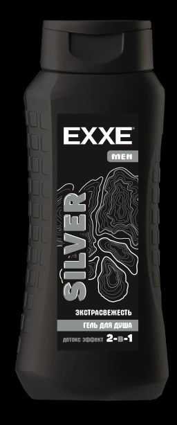 EXXE MEN гель д/душа 400мл 2в1 "Экстрасвежесть" Silver