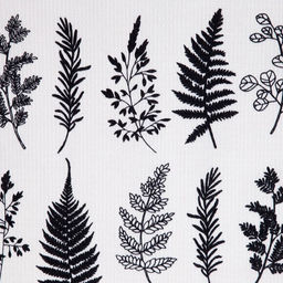 Набор полотенец кухонный Доляна Листья 35х60см-2шт, 100% хлопок  фото 7