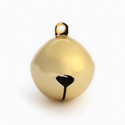 Цена за 3 шт. Колокольчик, d=2.5 см, золото