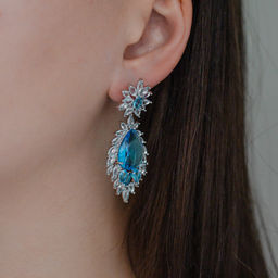 Серьги Арт. 3V-3436-W - MyGemma фото 4