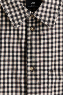 Camisa de algod?n de manga corta Relaxed Fit - H&m фото 3