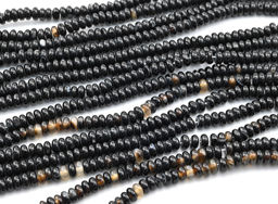 Бусины из агата диски 6*3мм, 38см, 119 бусин Радуга камня