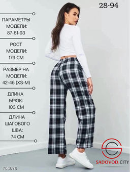 Женские спортивные штаны в клетку - Bruno фото 6