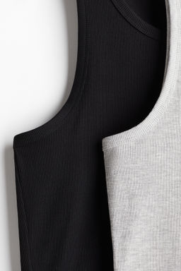 Pack de 2 camisetas sin mangas en canal? Slim Fit - H&m фото 5