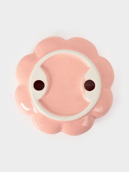 Чайная пара «Облако», 2 предмета: блюдце 14×3 см, чашка 220 мл, 12×8.5×7 см, керамика, розовая