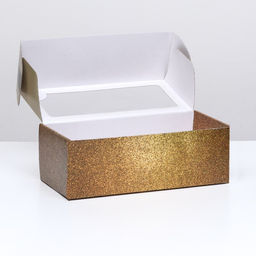 Цена за 5 шт. Коробка самосборная, с окном, Драгоценный подарок 16 х 35 х 12 см - UPAK LAND фото 3