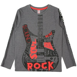 CSJ 62352 Джемпер для мальчика, темно-серый меланж