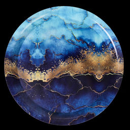 Поднос круглый 34 см / 340 /уп 80/ - Галеонтрейд фото 5