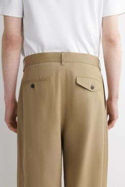 PANTAL?N CHINO WIDE LEG DE ALGOD?N - H&m фото 5