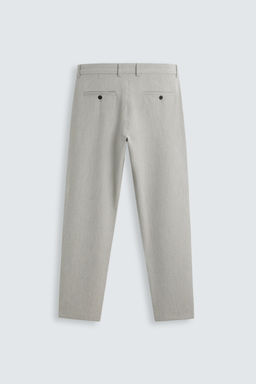 TEXTURED COMFORT TROUSERS - Zara фото 7