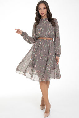 Платье Очарование шифона (латте)