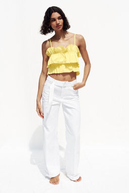 JEANS Z1975 WIDE-LEG HIGH-WAIST WITH BELT