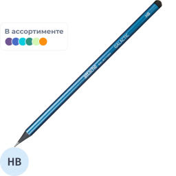 Карандаш чернографитный Attache Selection Galactic HB кругл,б/ласт,в асс  фото 2
