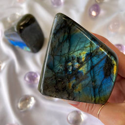 Срез (экран) из камня Лабрадор полированный - Радуга самоцветов фото 2