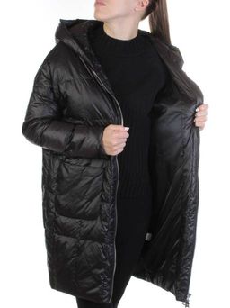 8808 BLACK Пальто женское демисезонное (100 гр. синтепон) - Fashion фото 7