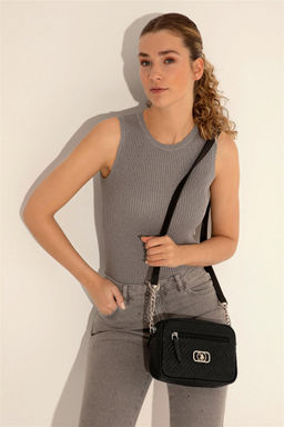 Сумка через плечо U.S. Polo Assn женская черная поливинилхлорид