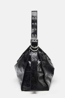MAXI BUCKET BAG WITH METAL EYELETS - Zara фото 5