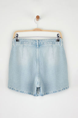 TRENDYOLMILLA Mavi Denim Sort Etek TWOSS25SR00162  фото 8