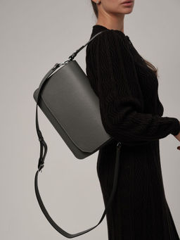 Сумка кожаная Deboro 30512 хромо