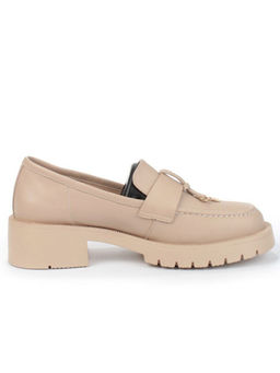 01-P9208-1 DK. BEIGE Ботинки демисезонные женские (натуральная кожа)