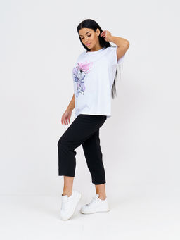 Футболка женская, цвет белый