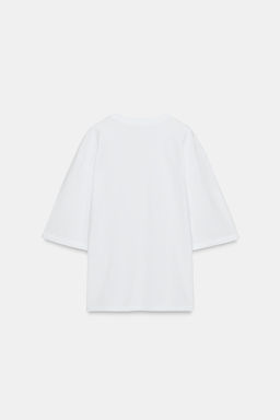 RUSTIC OVERSIZED T-SHIRT - Zara фото 7