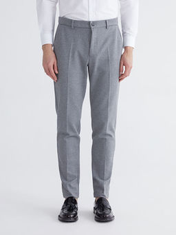 Slim Fit Ekose Erkek Tak?m Elbise Pantolon - Waikiki фото 2