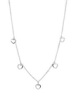 Колье из серебра без вставки, Ю-55132р